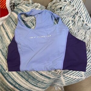 1st Phorm Women's Lavender and Navy Sports Bra
